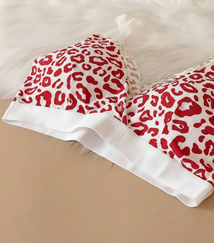 Adjustable bra straps shown in detail on hanger