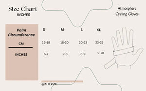 atmosphere cycling gloves chart size