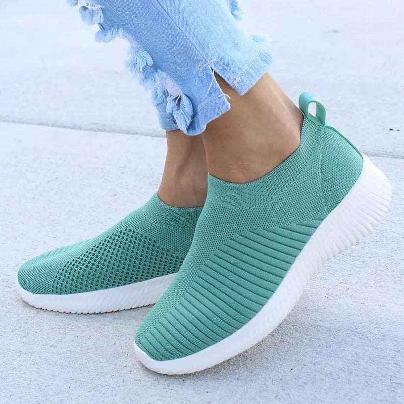 BlissKnit Slip-Ons Green