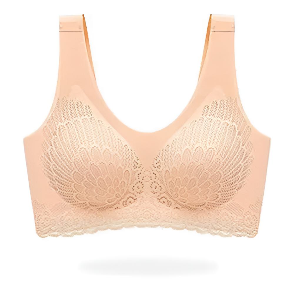 Breathable Support Sports Bra Cream