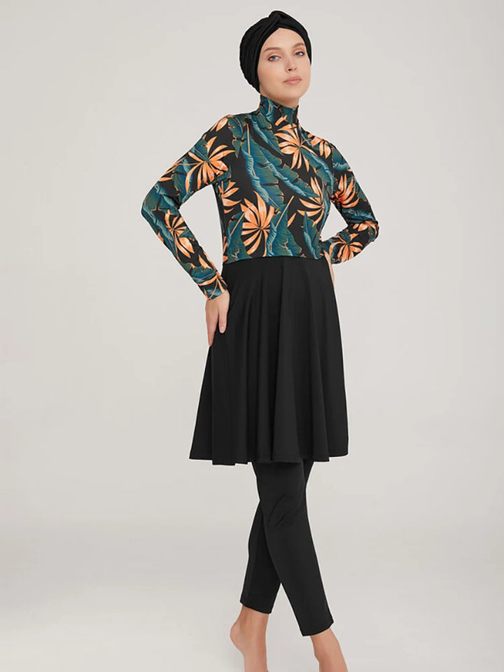 Close-up of breathable quick-dry knit fabric with UV protection label