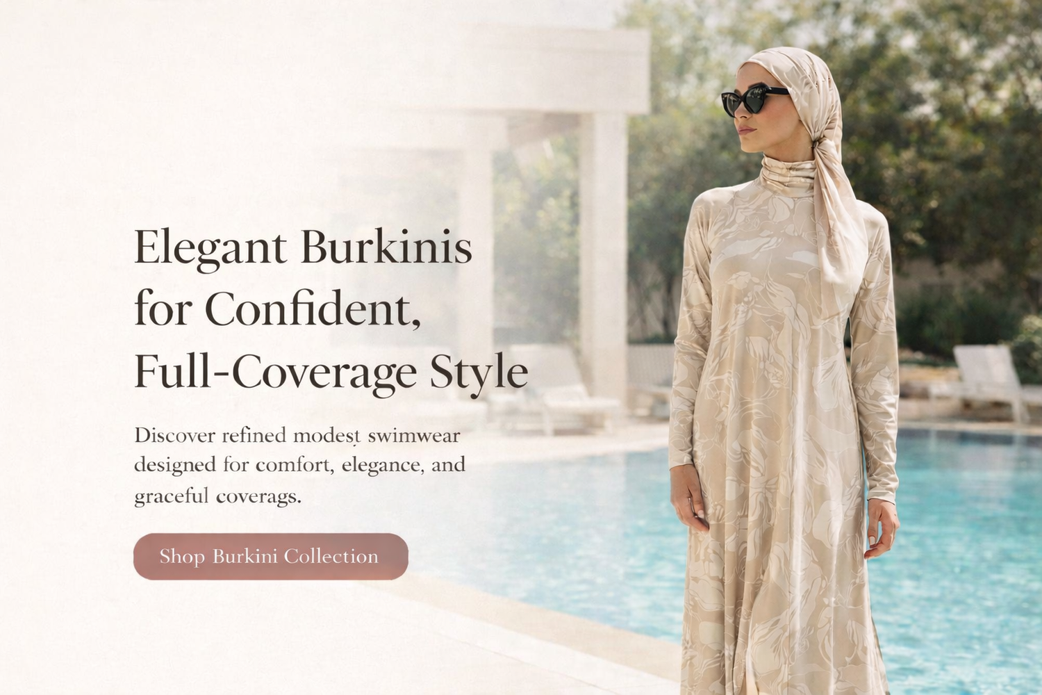 elegant burkinis for confident, full-coverage style
