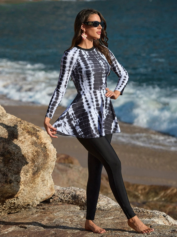 Elegant modest swimwear perfect for beachwear and diving