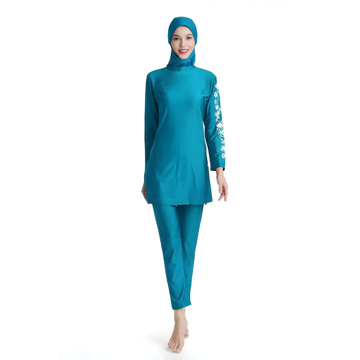 Excellency Modest Swimsuit Sets Aqua