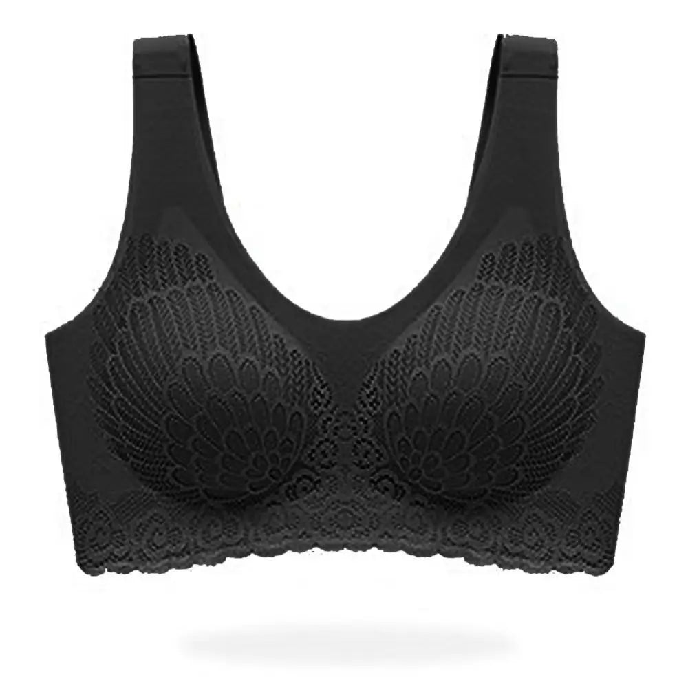 Breathable Support Sports Bra Black