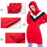 muslim girl wearing red Modest Activewear Top