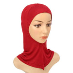 Versatile Underscarf for Women- Cotton Muslim Turban Full Cover Cap Violet
