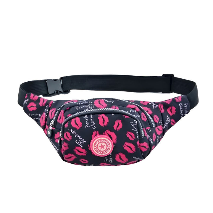 Modified Designed Patterns Waist Bag-Fanny Bag Kisses