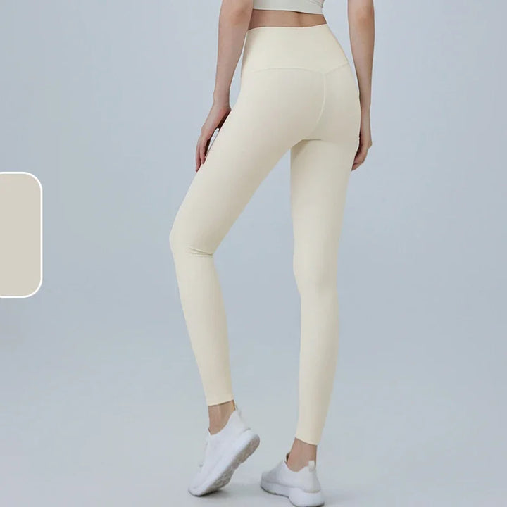 Naked Feel Seamless Yoga Leggings CREAM