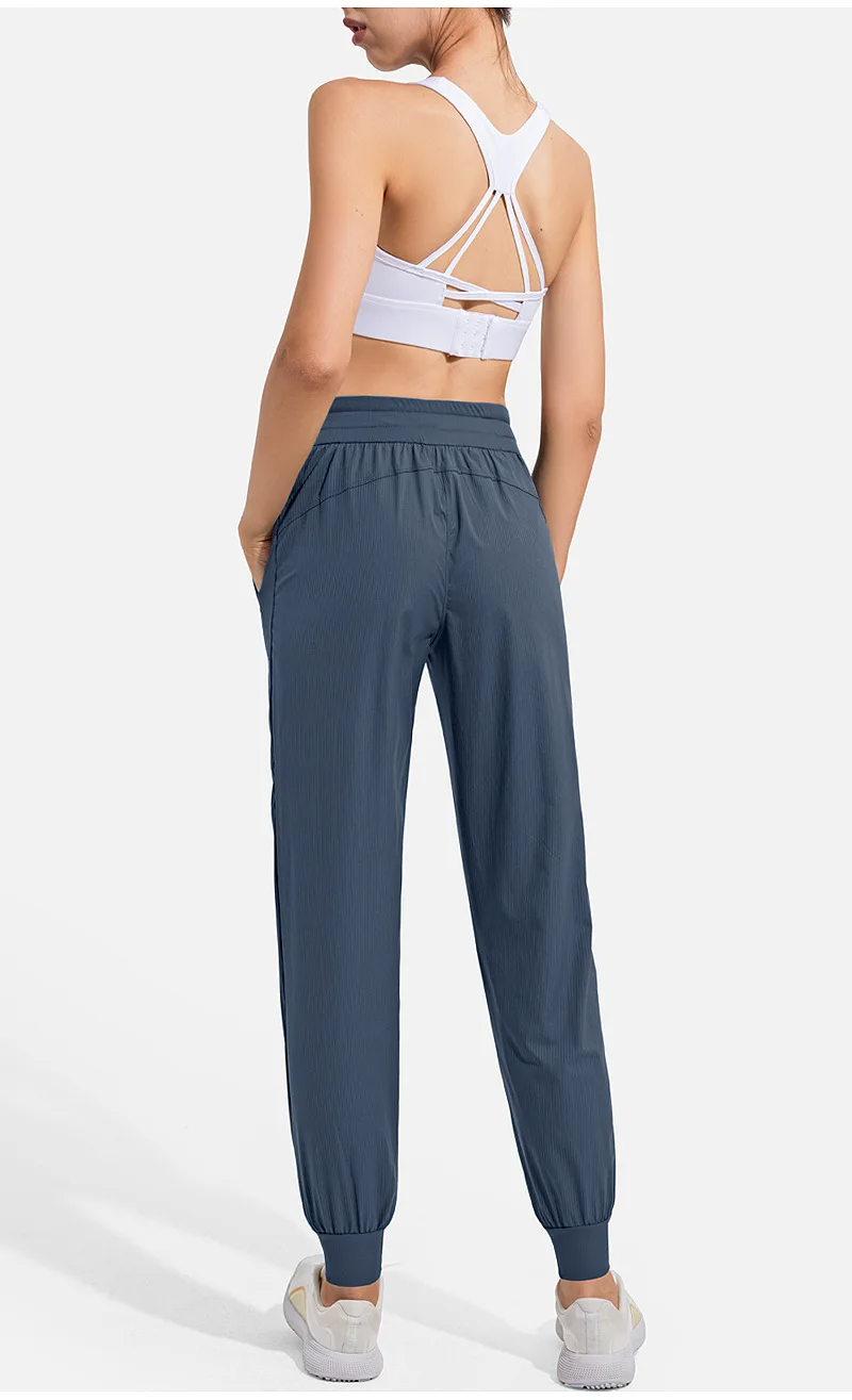 navy blue jogger modest coverage