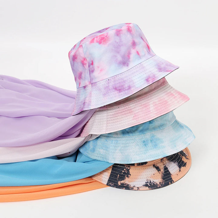 Set of ciffon cap hijabs