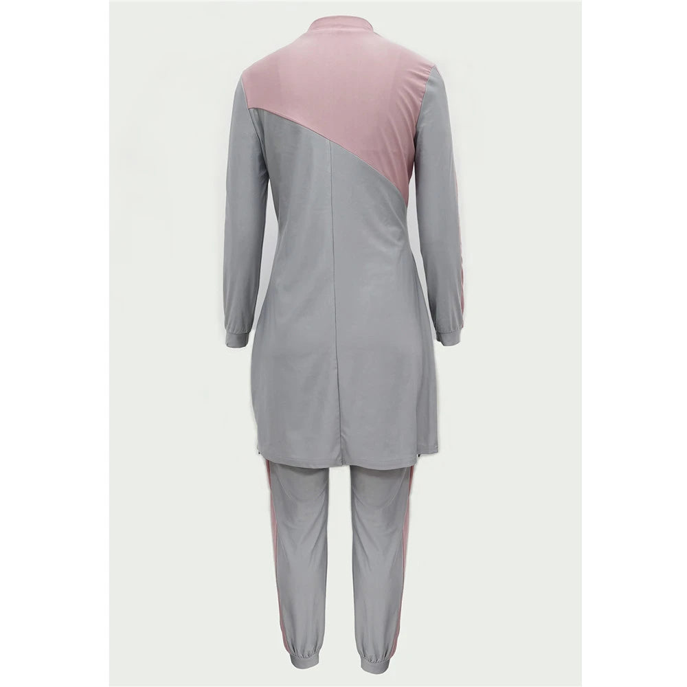 display gray burkini set