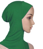Versatile Muslim Head Scarf - Your Perfect Inner Hijab Cap or Workout Hijab Green