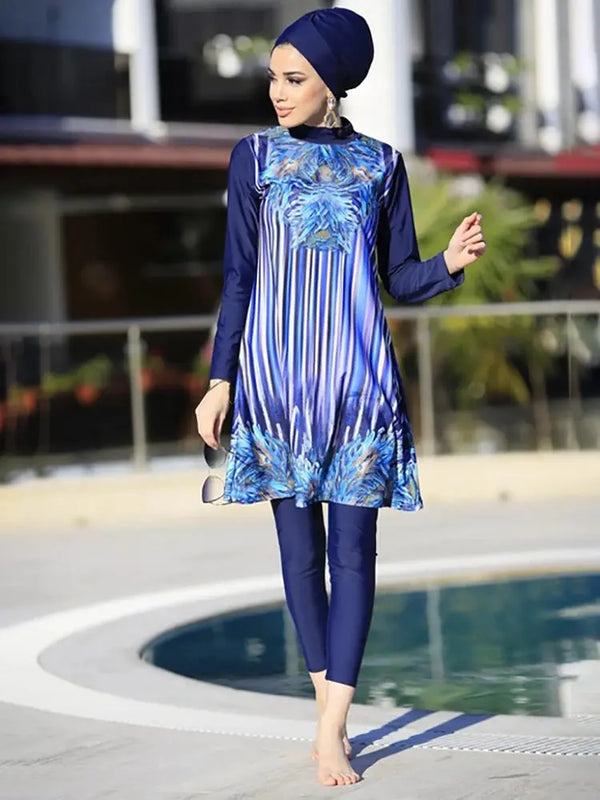 Ocean Breeze Burkini Set- 3pcs 3pcs Ocean Breeze