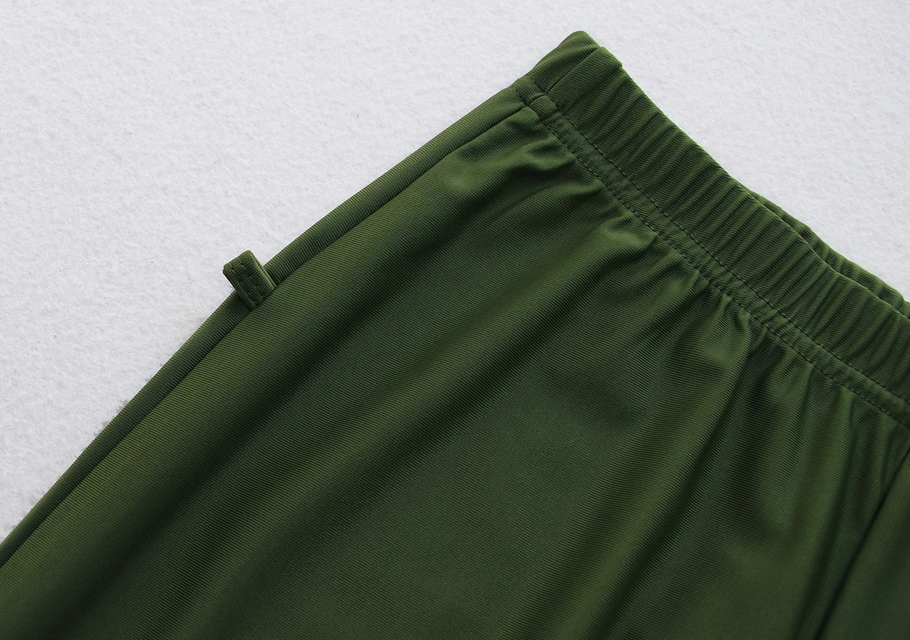 green burkini swim pants