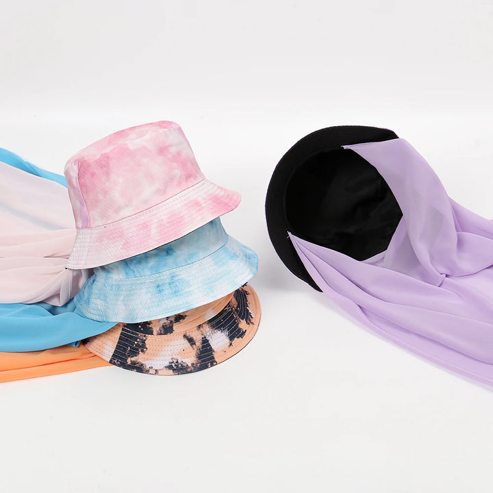 cute colors cap hijab