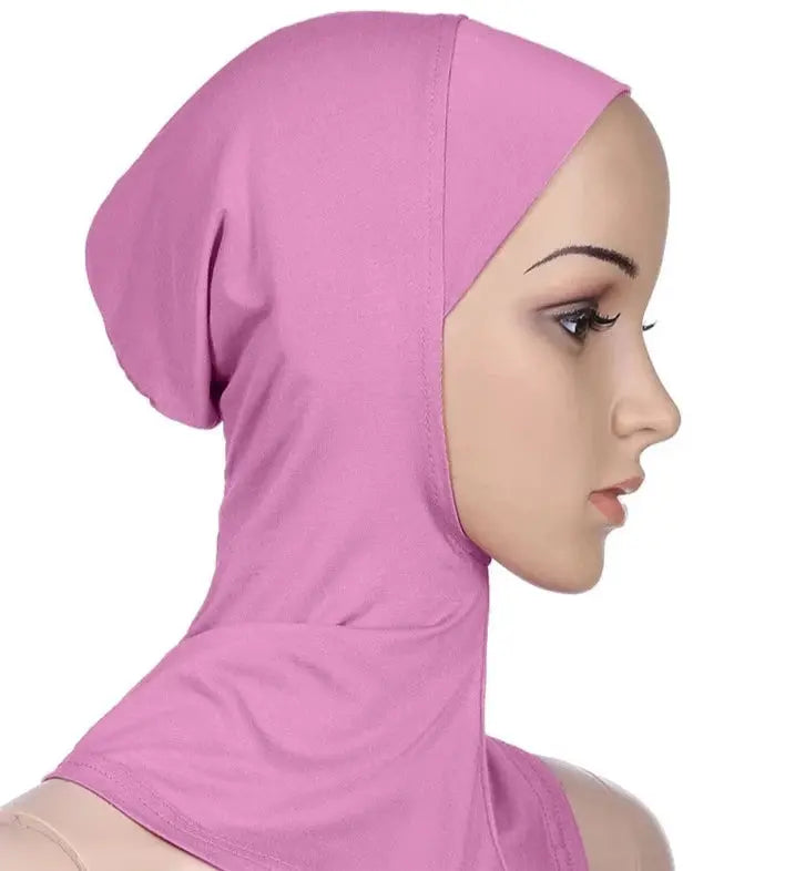 Versatile Muslim Head Scarf - Your Perfect Inner Hijab Cap or Workout Hijab Pink