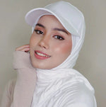 Summer Jersey Hijab with Cap