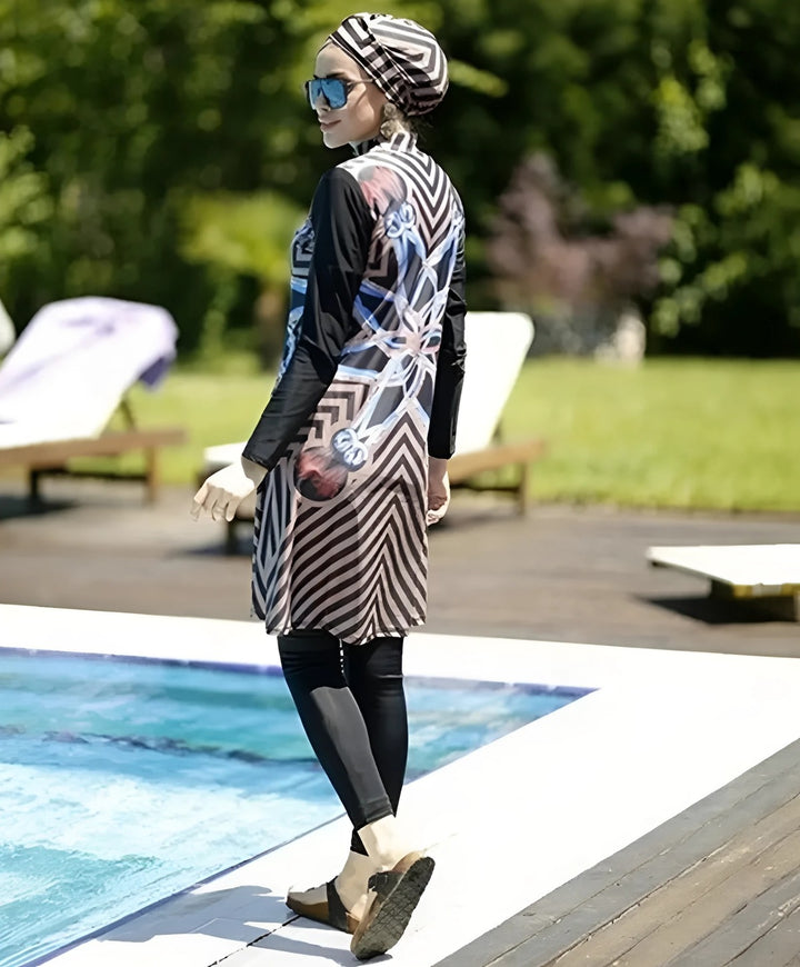 Sunflower Modest Burkini Set 3 Piece Set