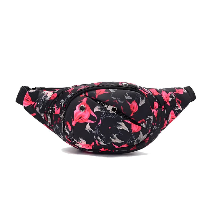 Travel Waist Bag Pink Bird