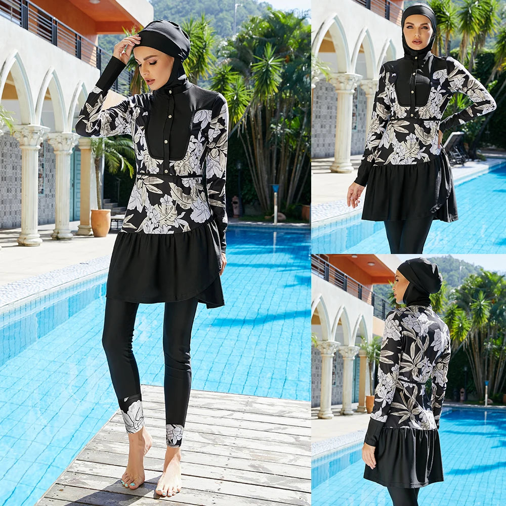 black cute burkini for sale