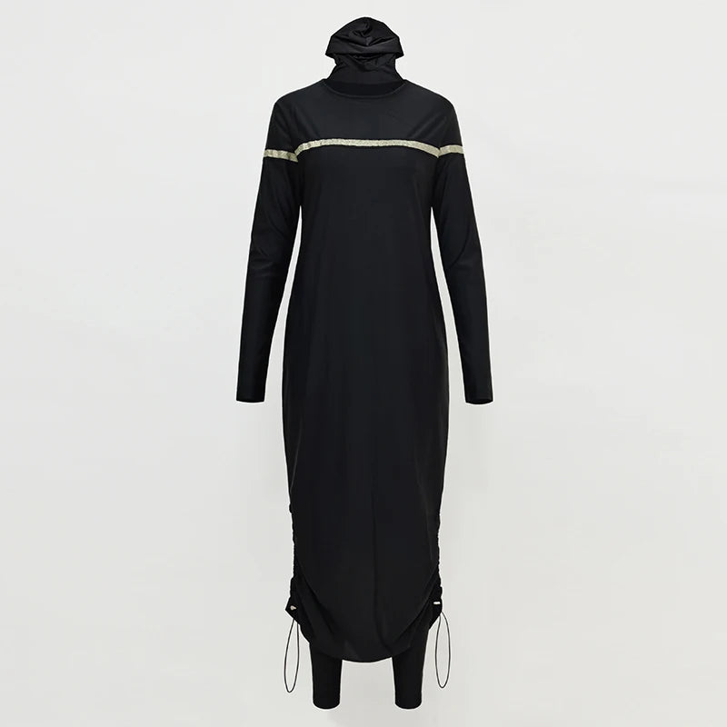 display black burkini