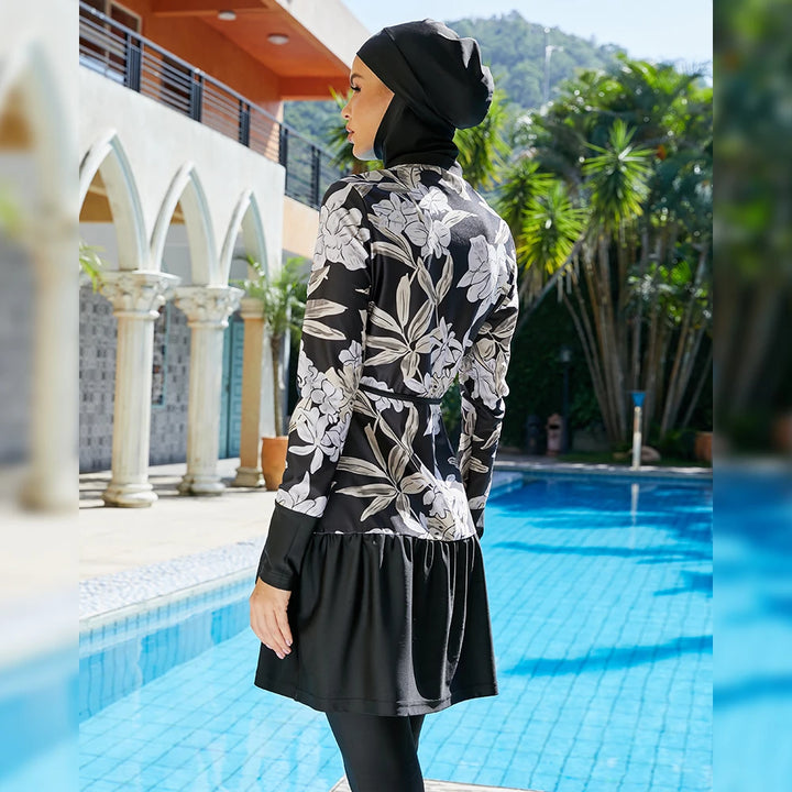 flow skirted bottom burkini