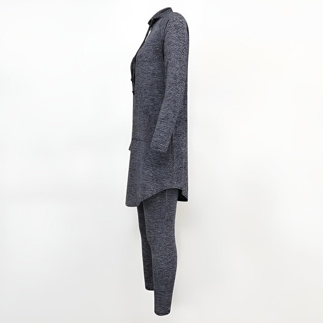 gray cute modest activewear 