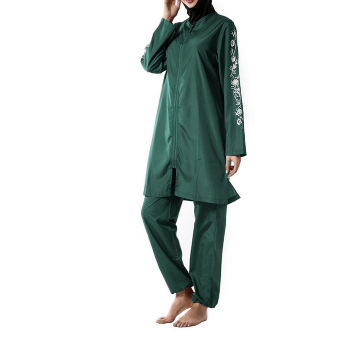 green Divine Hijab Burkini- 3pcs Set