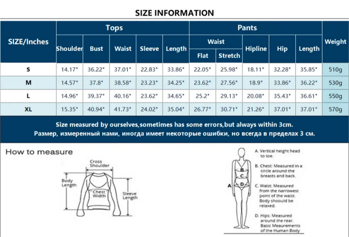 lunacharm cute swimwear size chart
