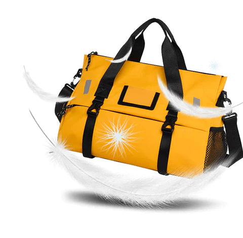 yellow active gym bag