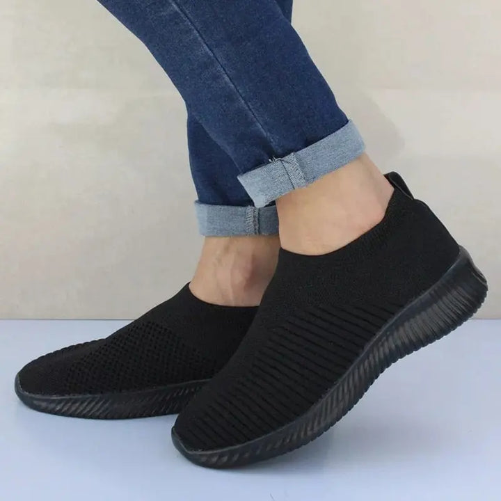 BlissKnit Slip-Ons Black