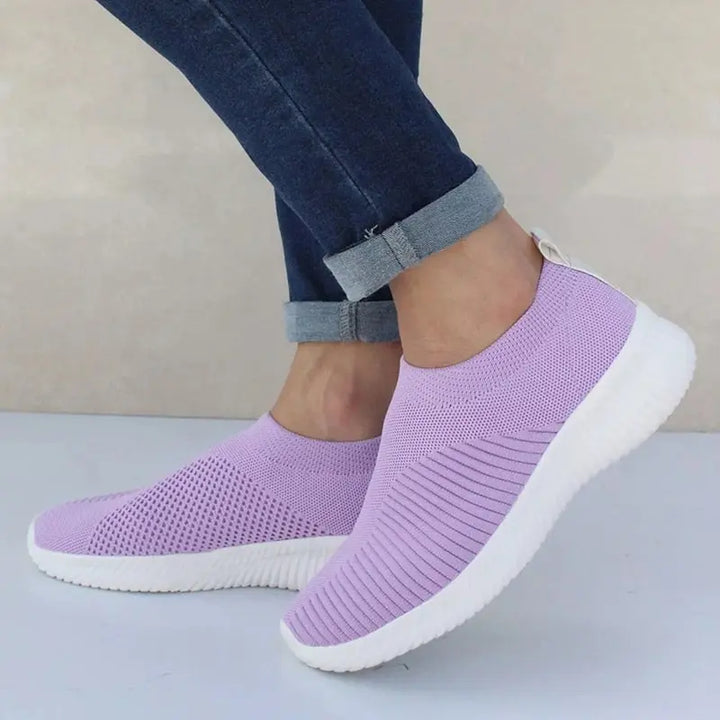 BlissKnit Slip-Ons Lavender