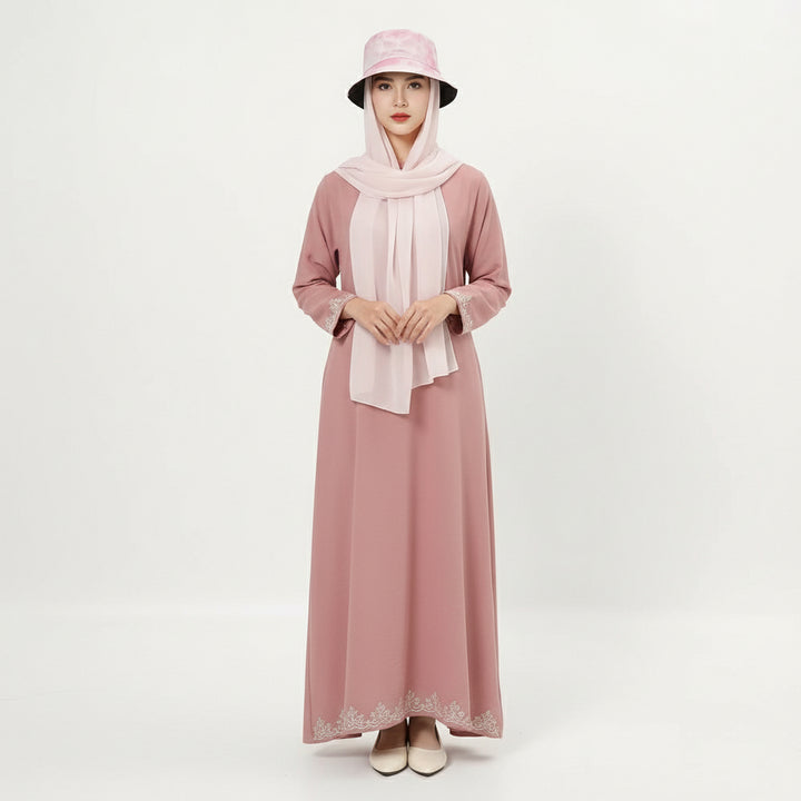 ChicDye: Fashionable Chiffon Hijab Cap Pink