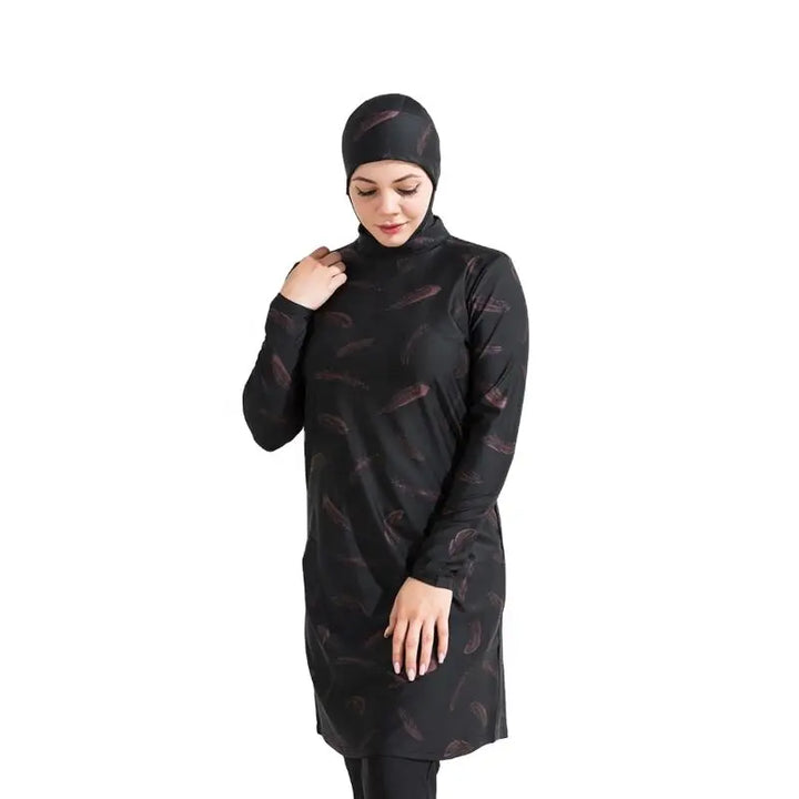 cute black Burkini Full Coverage