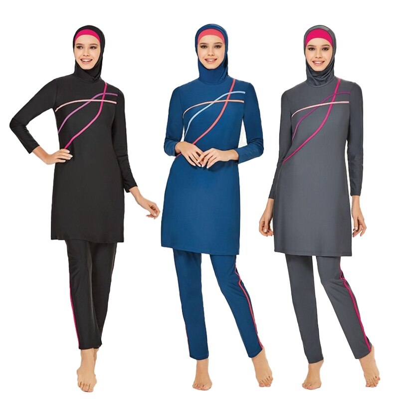 islamic womens swimwear different colors