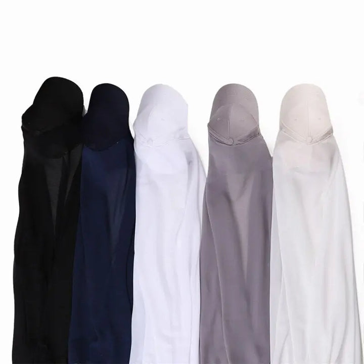 PalmaModa Sheer Jersey Hijab with Baseball Cap